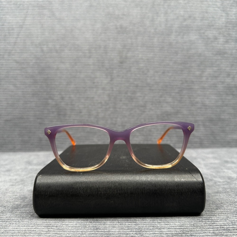 Candies Purple Orange Ombre Rectangular‎ Y2K Eyeglasses Frames 51-16-135 3-2.8